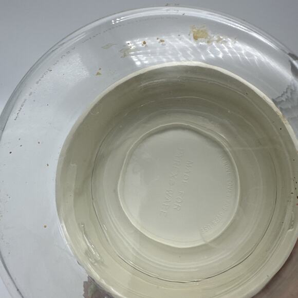 4 Vintage Pyrex Glass Canisters Set See 'n Store Jars Mushroom Veggies USA - Picture 11 of 12